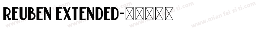 Reuben Extended字体转换